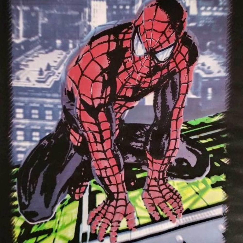 Vintage SPIDER-MAN 🕷2002 Black Light Spider-Man Movie 🎥 Poster #823 RARE🕷